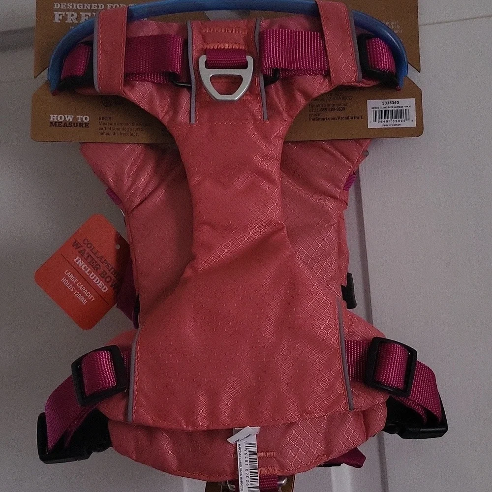 Arcadia Rasberry Pink Water Bladder Harness For Dog